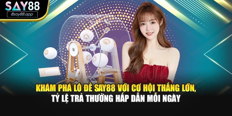 Khám phá lô đề SAY88 với cơ hội thắng lớn, tỷ lệ trả thưởng hấp dẫn mỗi ngày