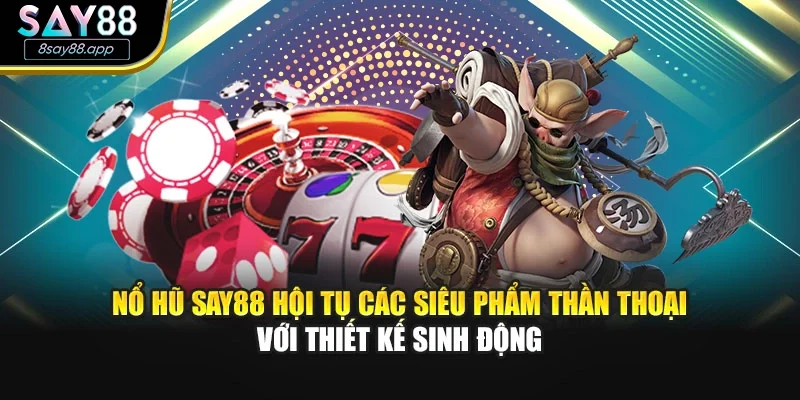 Nổ hũ SAY88 hội tụ các siêu phẩm thần thoại với thiết kế sinh động