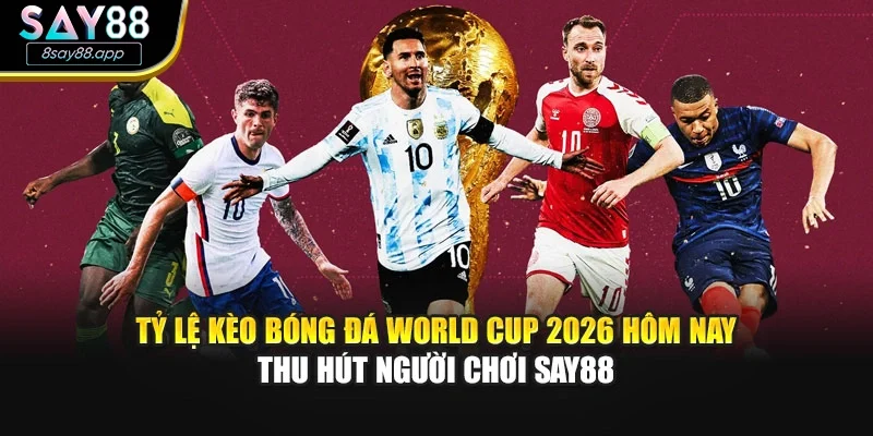Tỷ lệ kèo bóng đá World Cup 2026 hôm nay thu hút người chơi SAY88